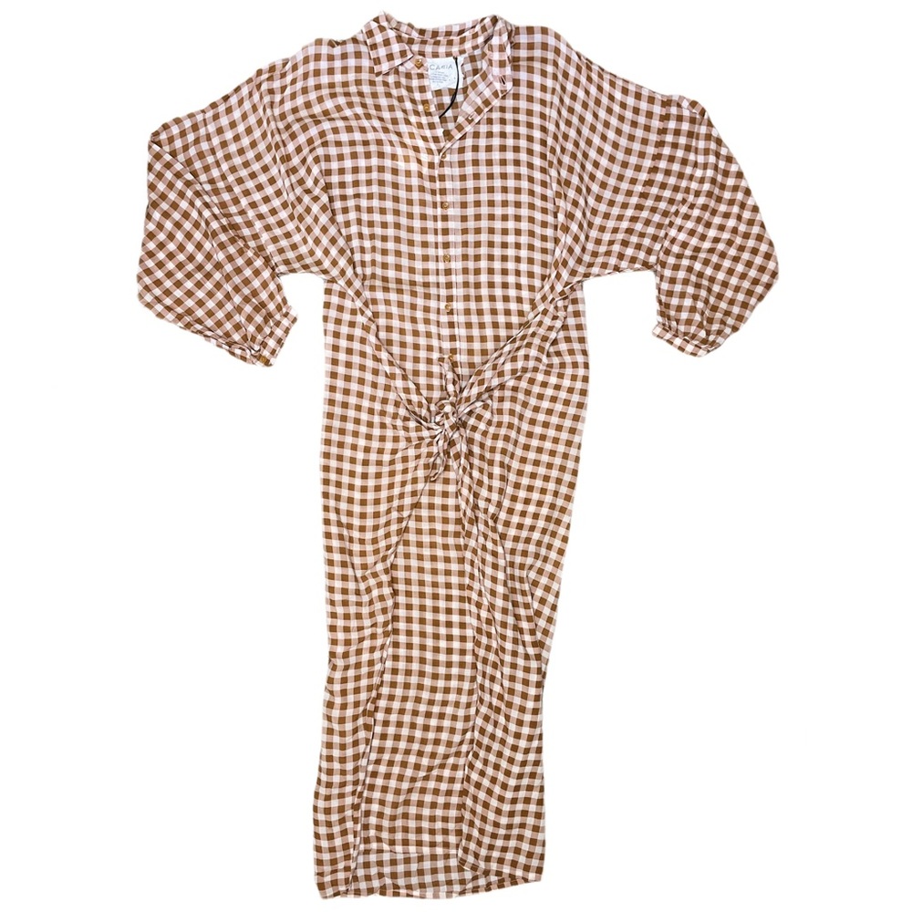 Acacia Lightweight Walvis Check Dress - S